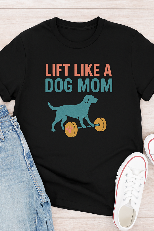 Dog mom gym shirt, Lift like a dog mom shirt, Dog mom gym tshirt, Funny fitness shirt dog, Dog mom gym tee